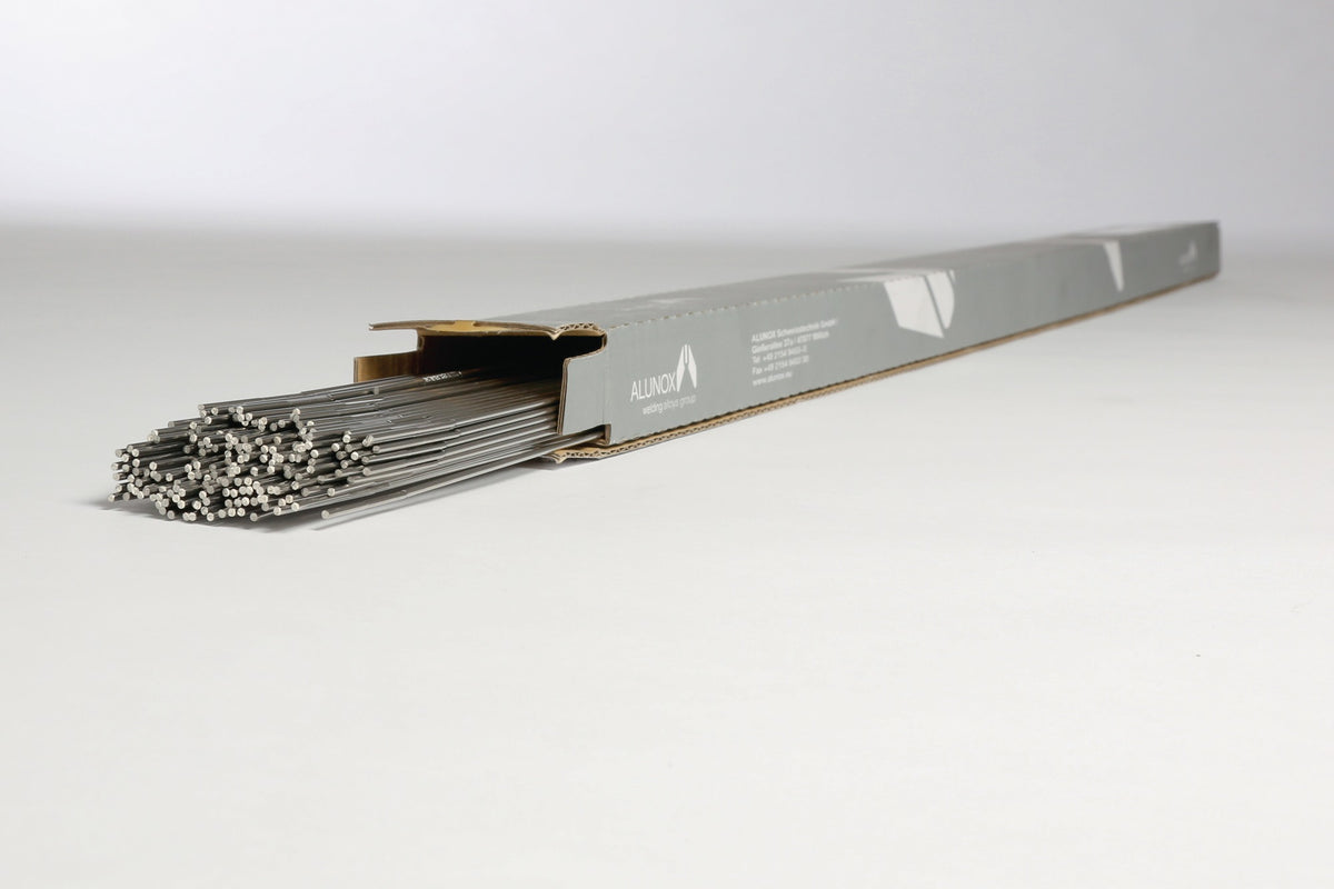 ALUNOX TIG-Schweißstab AX-AlMg 5, Ø 2,0 mm, Länge 1000 mm, 10 kg Packung
