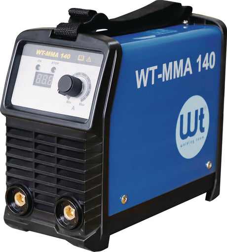 WELDING TEAM Elektrodenschweißgerät WT-MMA 140 mit Zubehör, 20-140 A, Inverter