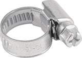 Schlauchschelle 8-12 mm W1, 9 mm Bandbreite, 100 Stück Beutel TECWERK
