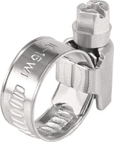 Schlauchschelle 8-12 mm W1, 9 mm Bandbreite, 100 Stück Beutel TECWERK