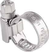 Schlauchschelle 8-12 mm W1, 9 mm Bandbreite, 100 Stück Beutel TECWERK