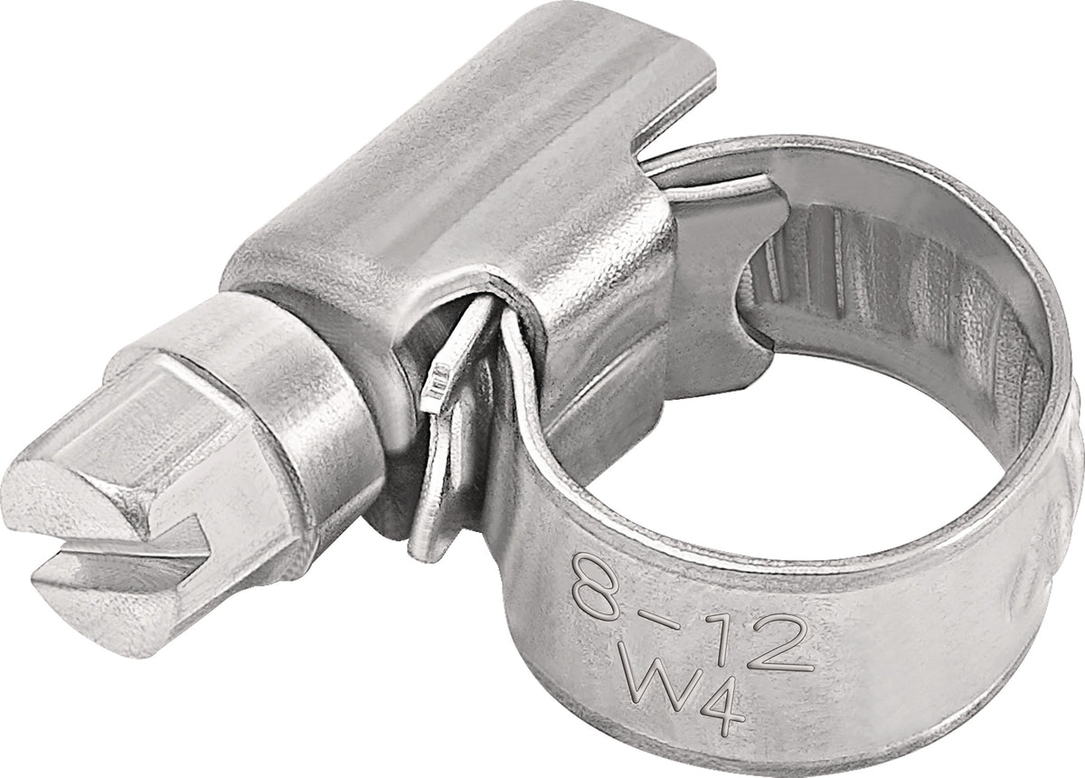 TECWERK Schlauchschelle 8-12 mm W4 Edelstahl DIN 3017