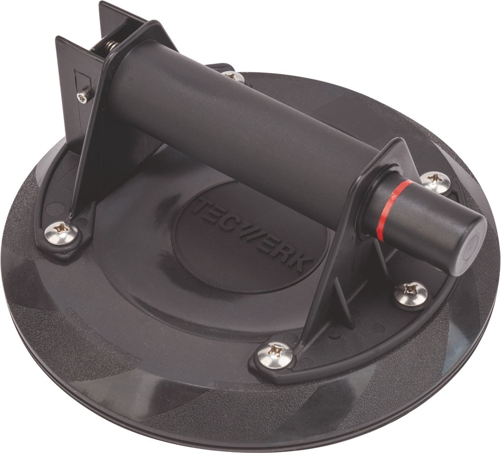 TECWERK Pumpensaugheber 120 kg Tragfähigkeit, Kopf-Ø 200 mm, 1-Kopf-Kunststoff