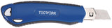 TECWERK Cuttermesser 18 mm Klingenbreite 166 mm Aluminium mit Ersatzklingen-Magazin