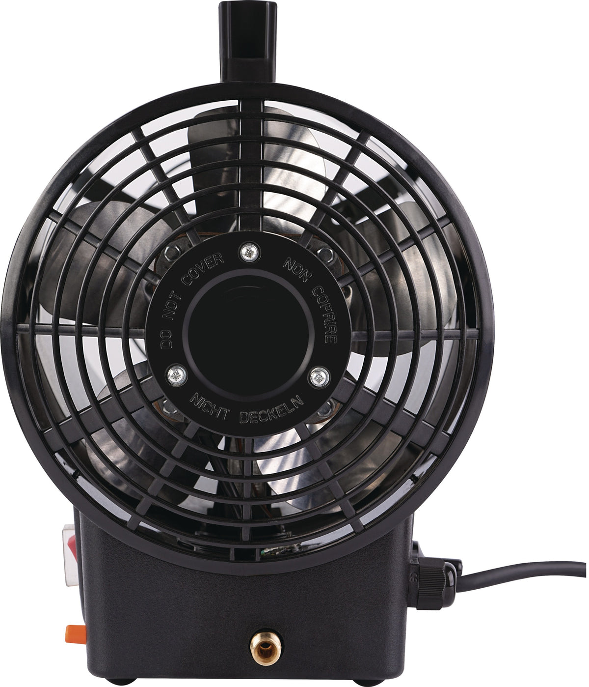 TECWERK Gasheizer 10 kW, 500 m³/h, 28 W – mit Druckminderer & Notabschaltung