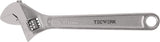 TECWERK Rollgabelschlüssel max. 19 mm mit Einstellskala – 150 mm, matt verchromt, DIN 3117 A