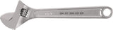 TECWERK Rollgabelschlüssel max. 19 mm mit Einstellskala – 150 mm, matt verchromt, DIN 3117 A