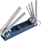 TECWERK Schraubendrehersatz 7-teilig SW 1,5-6 mm S2-Stahl im Handklapphalter