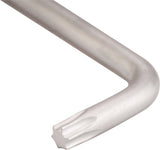 TECWERK Winkelschraubendreher T 10, Schenkellänge 51 x 17 mm, S2-Stahl, matt verchromt