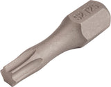 TECWERK Bit T 10 Torsionszone 1/4 Zoll, 25 mm, S2-Stahl