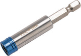 TECWERK Bithalter 1/4″ Magnet mit Schnellwechselfutter, 65 mm, extra schlank