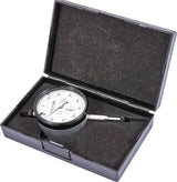 TECWERK Messuhr DIN 878 10 mm analog mit Stoßschutz, Ablesung 0,01 mm