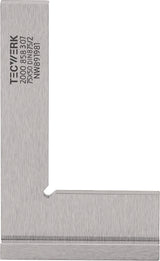 TECWERK Winkel DIN 875/II 75x50 mm – Präzisions-Stahlwinkel ohne Anschlag