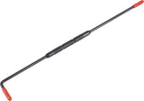 TECWERK Reißnadel brüniert 250 mm – Gerade & 90° Gebogen, Ganz Gehärtet