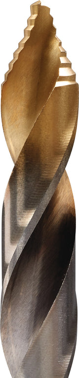 TECWERK Spiralbohrersatz DIN 338 Typ N HSS TiN-kopfbeschichtet 19-teilig 1-10 mm
