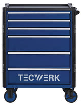 TECWERK Werkzeugwagen TREND 2.0 – 6 Schubladen, 300 kg, Stahlblech, abschließbar