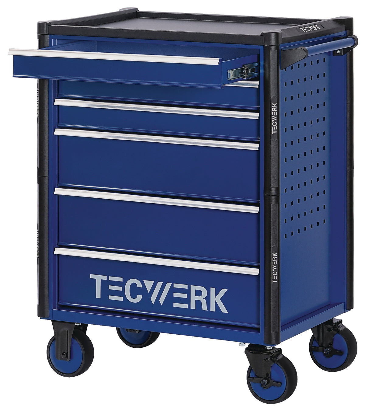 TECWERK Werkzeugwagen TREND 2.0 – 6 Schubladen, 300 kg, Stahlblech, abschließbar