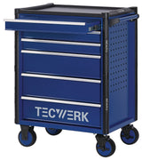 TECWERK Werkzeugwagen TREND 2.0 – 6 Schubladen, 300 kg, Stahlblech, abschließbar