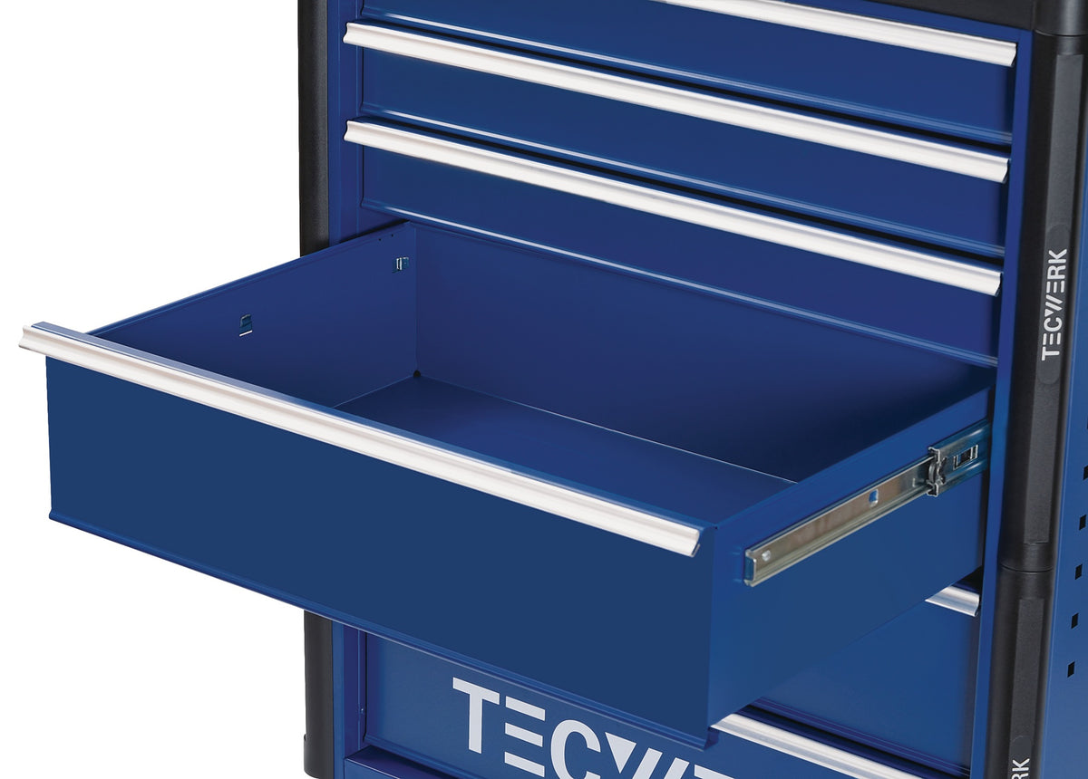 TECWERK Werkzeugwagen TREND 2.0 – 6 Schubladen, 300 kg, Stahlblech, abschließbar