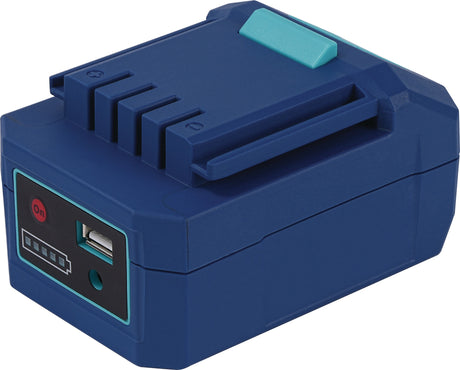 TECWERK LED-Strahler 50 W, 800-4500 lm, Li-Ion 5200 mAh, IP54, Powerbank