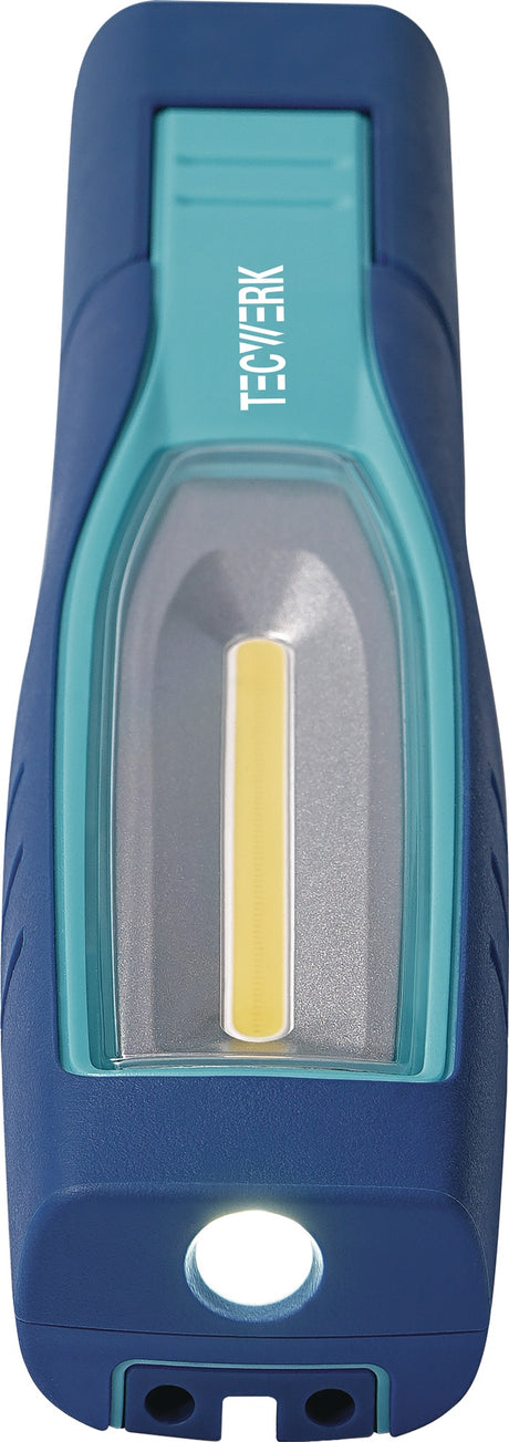 TECWERK LED-Akkuhandleuchte 3,6 V 3350 mAh 1000 lm mit COB-LED und Magnetfuß