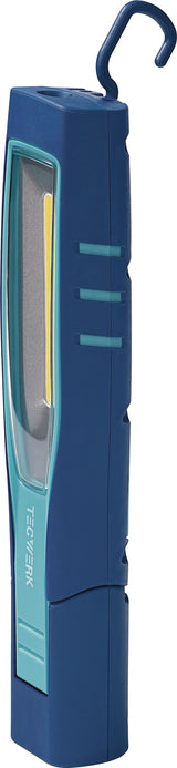 TECWERK LED-Akkuhandleuchte 3,6 V 3350 mAh 1000 lm mit COB-LED und Magnetfuß