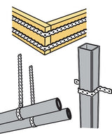 SIMPSON STRONG TIE Lochband FBAR 17x0,8 mm, 10 m, sendzimirverzinkt, 7 mm Lochung