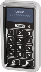 ABUS CFT3100 S Tastatur mit Touch-Oberfläche silber für HomeTec Pro Bluetooth-Türschlossantrieb