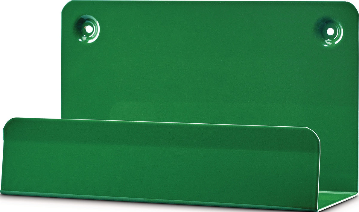 CEDERROTH Wandhalterung für Erste-Hilfe-Taschen – lackiertes Blech, grün, 215 x 125 mm