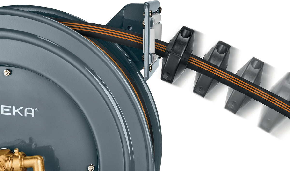 GEKA plus Automatischer Schlauchaufroller PA20GSK – 15 m Schlauch, Stahl, 20 bar