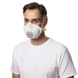 MOLDEX Atemschutzmaske Air Plus ProValve 340801 FFP3/V R D mit Ausatemventil – 5 Stück