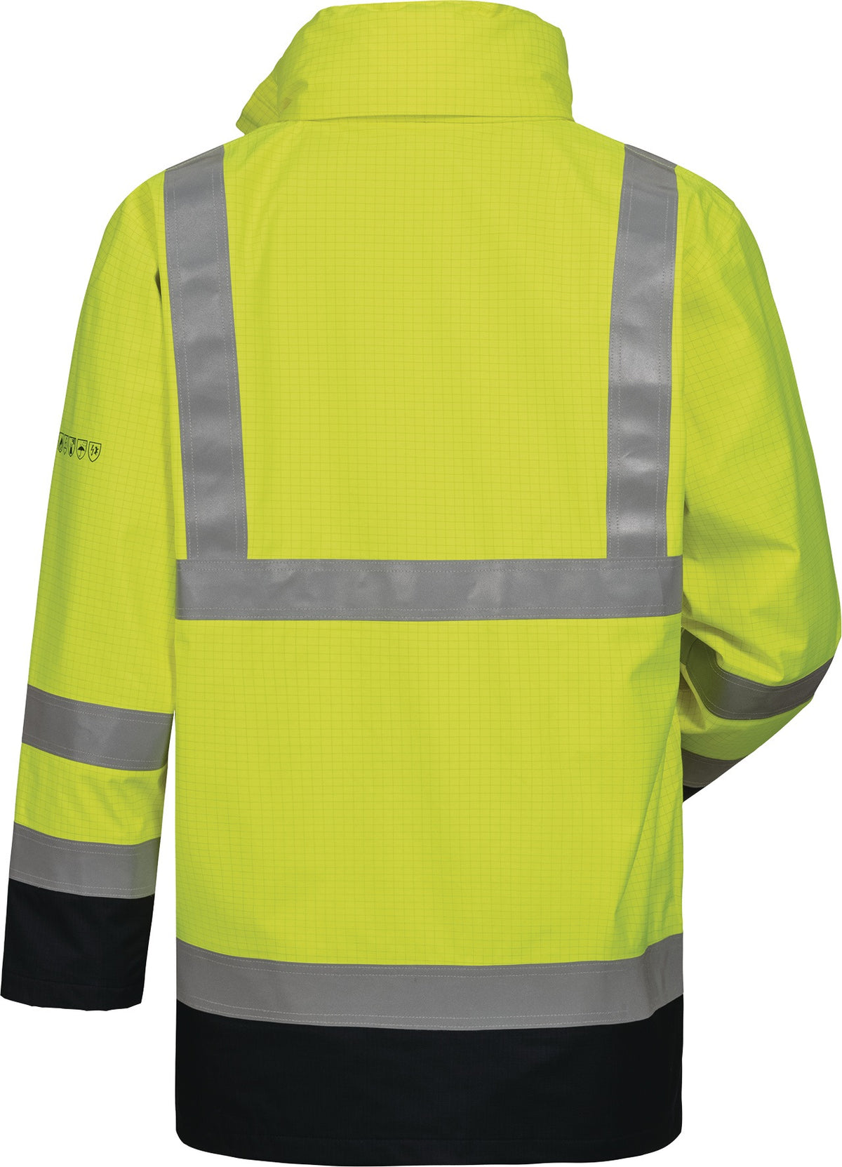 ELYSEE Multinorm-Parka Toivo gelb/marine Gr. M – EN ISO 20471 Kl. 3, wasserdicht & atmungsaktiv
