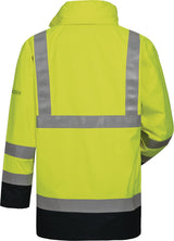 ELYSEE Multinorm-Parka Toivo gelb/marine Gr. M – EN ISO 20471 Kl. 3, wasserdicht & atmungsaktiv