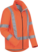 Warnschutz-Softshelljacke ELYSEE Gr. M gelb – EN ISO 20471 Kl. 3, wind- und wasserdicht