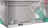 AMPRI Einweghandschuh SolidSafety ChemN Special Gr. L grün Nitril PSA Kat. III – chemikalienbeständig