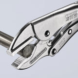 KNIPEX Universalgripzange 180 mm verzinkt – Hoher Spanndruck, Einhandbedienung