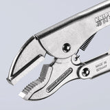 KNIPEX Universalgripzange 180 mm verzinkt – Hoher Spanndruck, Einhandbedienung