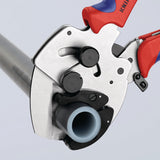 KNIPEX Rohrschneider für Verbund- und Kunststoffrohre Ø 26-40 mm, 210 mm, Chrom-Vanadin-Elektrostahl
