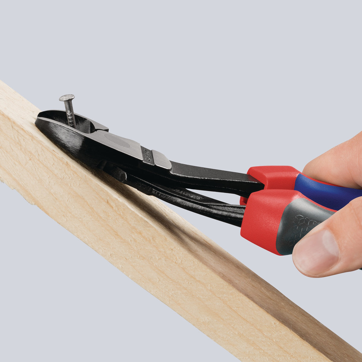 KNIPEX Kraftseitenschneider 200 mm Form 2 mit 20 % Kraftersparnis und Kunststoffüberzug