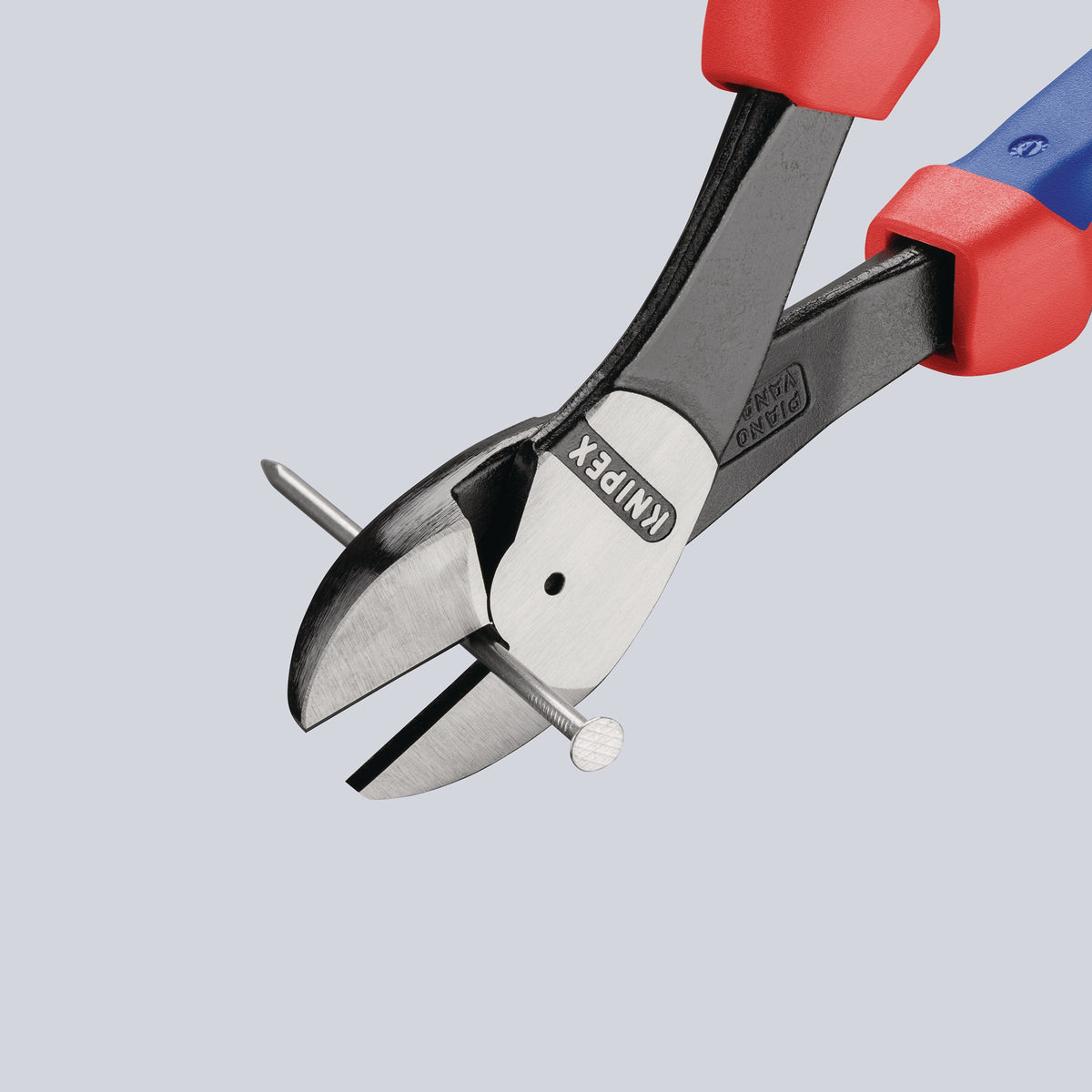 KNIPEX Kraftseitenschneider 200 mm Form 2 mit 20 % Kraftersparnis und Kunststoffüberzug