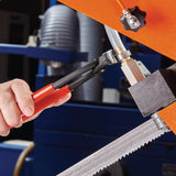 KNIPEX Ohrklemmenzange 220 mm – für 1-Ohr- und 2-Ohrklemmen, Kopf schwarz atramentiert