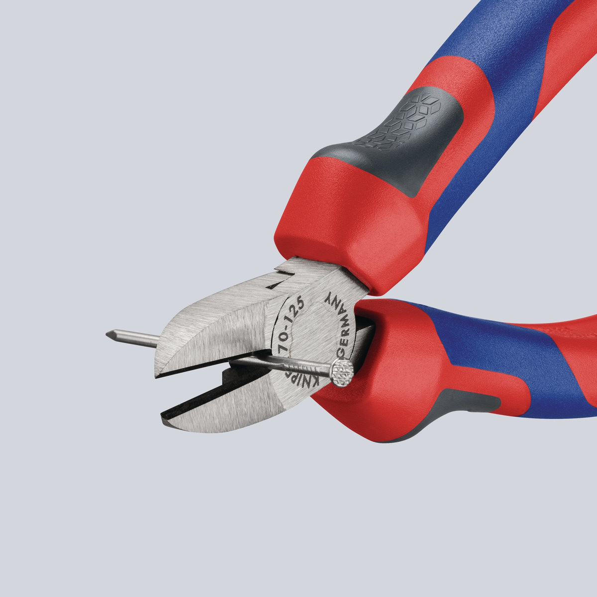 KNIPEX Seitenschneider 140 mm, polierter Kopf, Mehrkomponenten-Griffe, max. 1,8 mm
