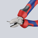 KNIPEX Seitenschneider 140 mm, polierter Kopf, Mehrkomponenten-Griffe, max. 1,8 mm