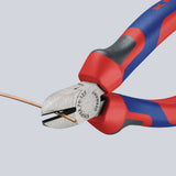 KNIPEX Seitenschneider 140 mm, polierter Kopf, Mehrkomponenten-Griffe, max. 1,8 mm