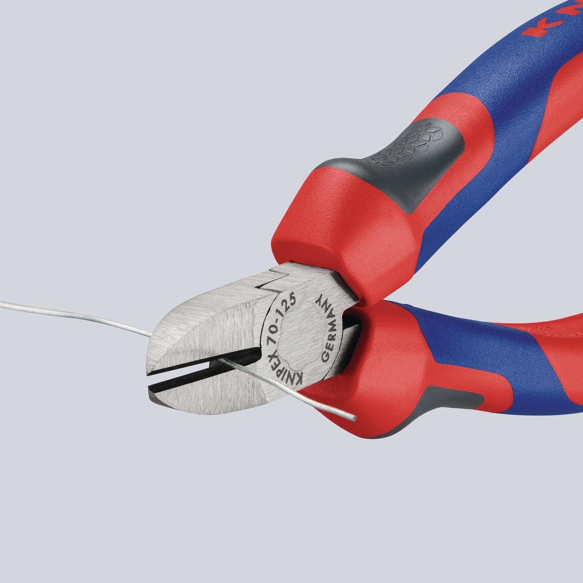 KNIPEX Seitenschneider 140 mm, polierter Kopf, Mehrkomponenten-Griffe, max. 1,8 mm