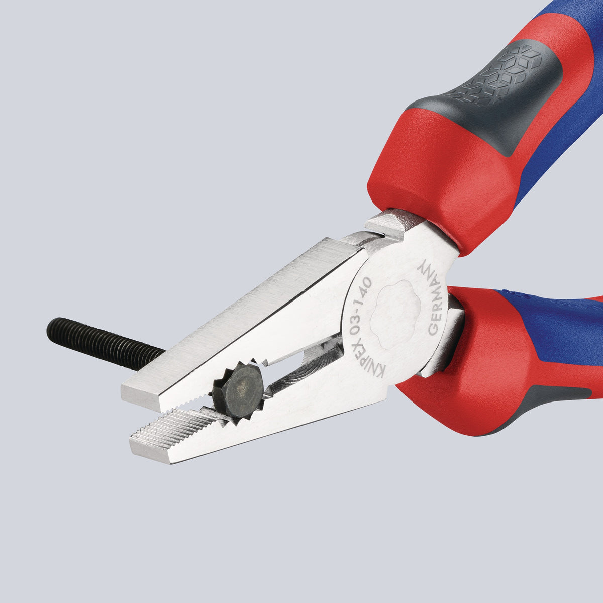 KNIPEX Kombizange 140 mm verchromt mit Comfort-Griff – Präzision für Handwerk und Elektro