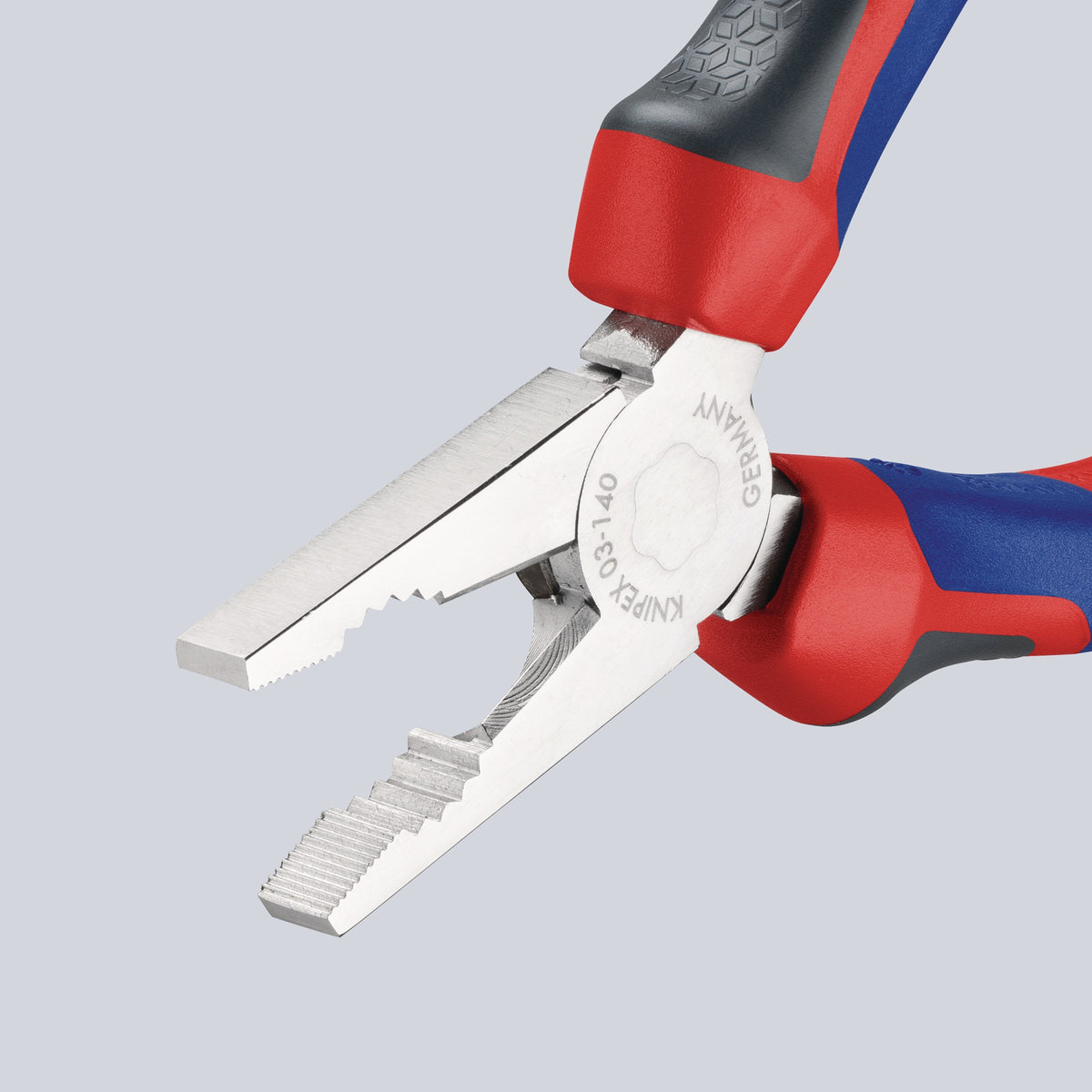 KNIPEX Kombizange 140 mm verchromt mit Comfort-Griff – Präzision für Handwerk und Elektro