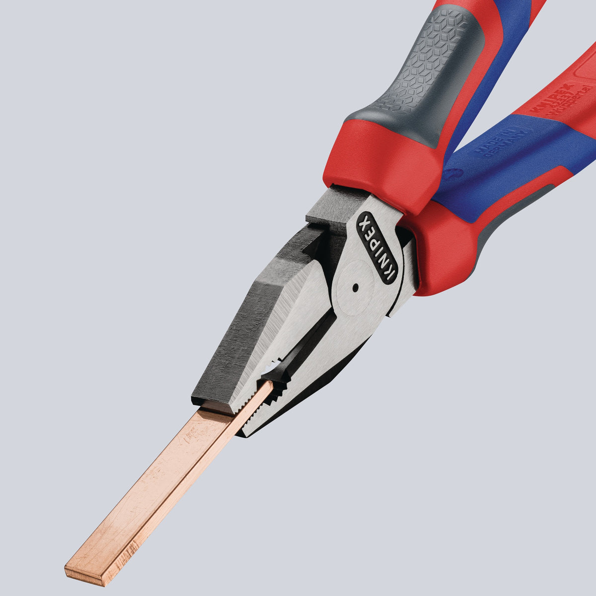 KNIPEX Kraftkombizange 180 mm mit Comfort-Griff – 35 % Kraftersparnis, poliert