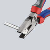 KNIPEX Kraftkombizange 180 mm mit Comfort-Griff – 35 % Kraftersparnis, poliert