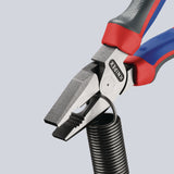 KNIPEX Kraftkombizange 180 mm mit Comfort-Griff – 35 % Kraftersparnis, poliert